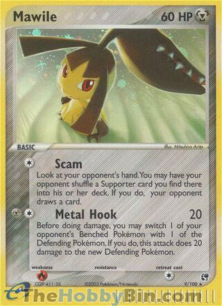 Mawile Sandstorm Holo Rare #9/100