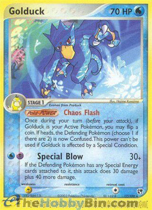 0017 Golduck Rare Sandstorm