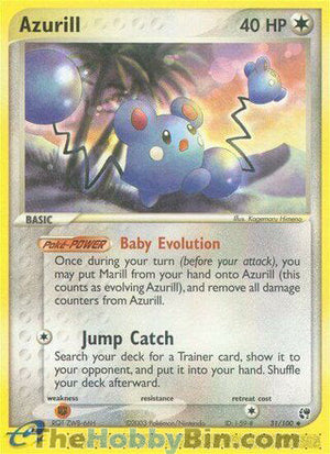 0031 Azurill Uncommon Sandstorm