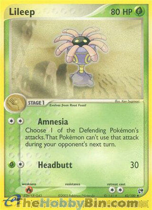 0043 Lileep Uncommon Sandstorm