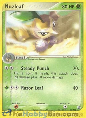 0048 Nuzleaf Uncommon Sandstorm