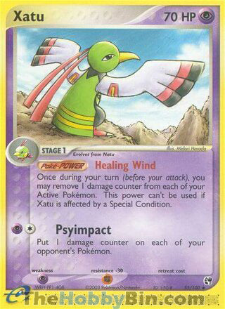 Xatu #55/100 Uncommon - EX Sandstorm Pokemon card