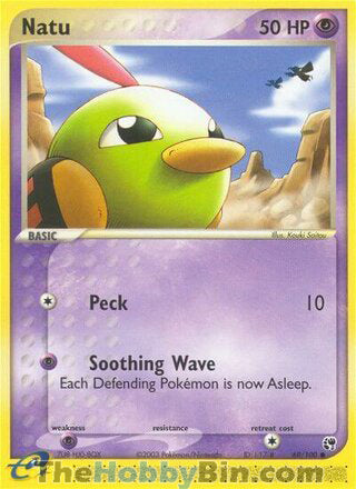 Natu #69/100 Common - EX Sandstorm Pokemon card