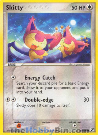 Skitty #79/100 Common - EX Sandstorm Pokemon card