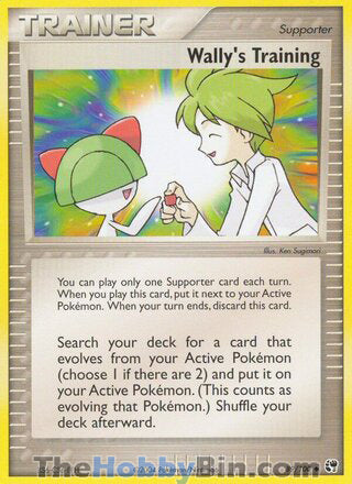 Wally's Training #89/100 Uncommon - EX Sandstorm Pokemon card