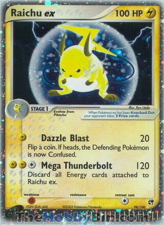 Raichu ex Sandstorm Ultra Rare #98/100