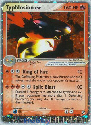 Typhlosion ex Sandstorm Ultra Rare #99/100