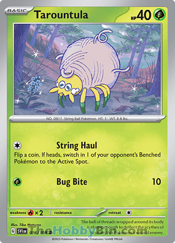 Tarountula #16/198 Common - Scarlet & Violet Base Set Pokemon card
