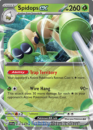 0019 Spidops ex Double Rare Scarlet & Violet Base Set