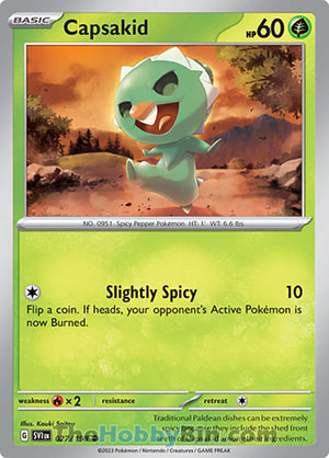0027 Capsakid Common Scarlet & Violet Base Set