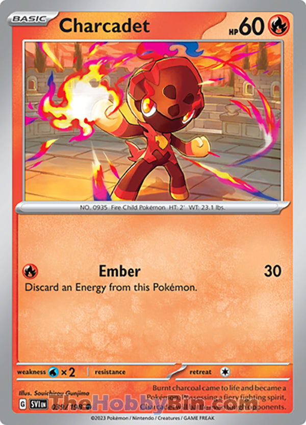 Charcadet #39/198 Common - Scarlet & Violet Base Set Pokemon card