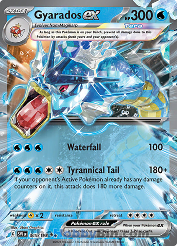 Gyarados ex Scarlet & Violet Double Rare #045/198