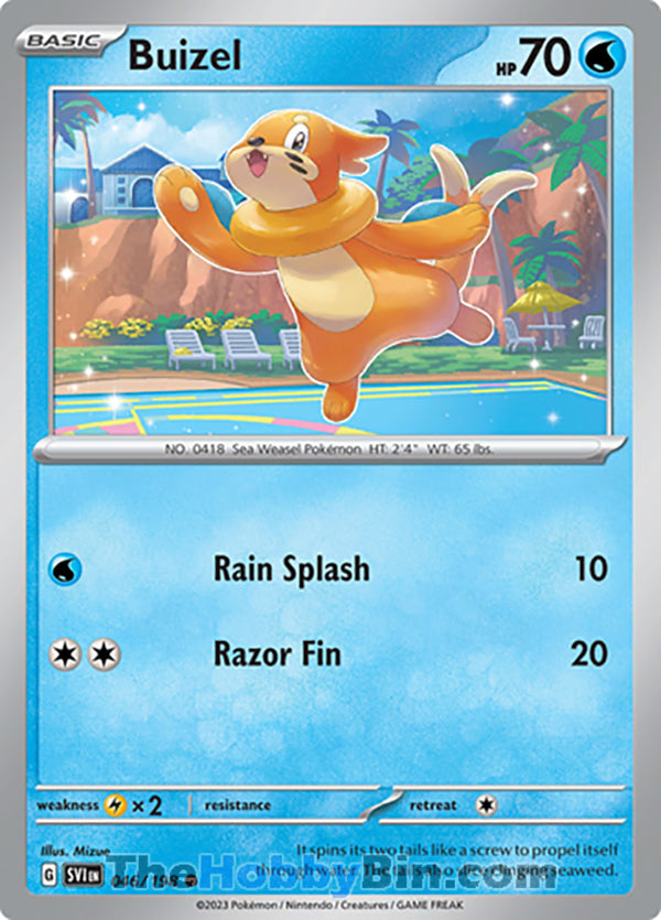 Buizel #46/198 Common - Scarlet & Violet Base Set Pokemon card