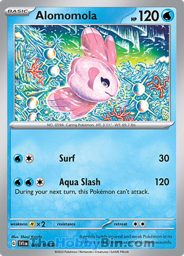 Alomomola #48/198 Common - Scarlet & Violet Base Set Pokemon card