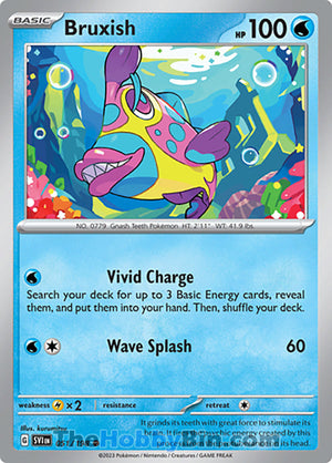 0051 Bruxish Common Scarlet & Violet Base Set