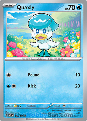 0052 Quaxly Common Scarlet & Violet Base Set