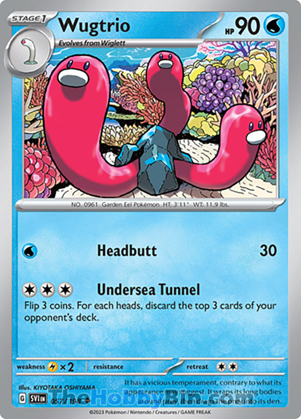 0057 Wugtrio Uncommon Scarlet & Violet Base Set