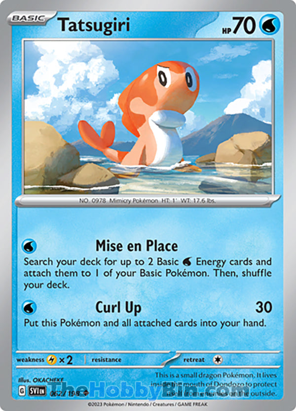 Tatsugiri #62/198 Uncommon - Scarlet & Violet Base Set Pokemon card