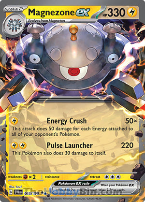 0065 Magnezone ex Double Rare Scarlet & Violet Base Set