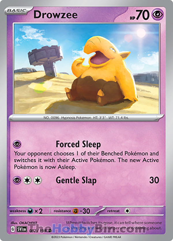 Drowzee Scarlet & Violet Common #082/198