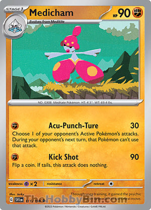 0111 Medicham Uncommon Scarlet & Violet Base Set