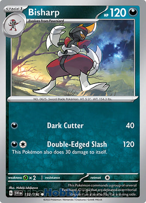 0133 Bisharp Common Scarlet & Violet Base Set