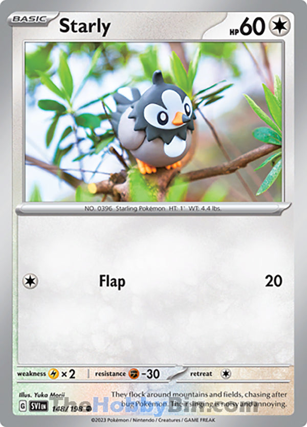 Starly #148/198 Common - Scarlet & Violet Base Set Pokemon card