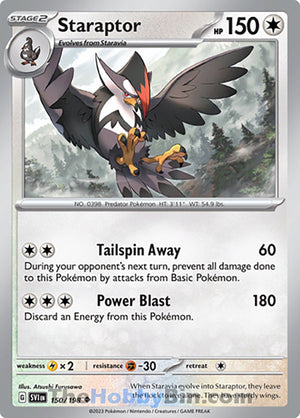 0150 Staraptor Uncommon Scarlet & Violet Base Set