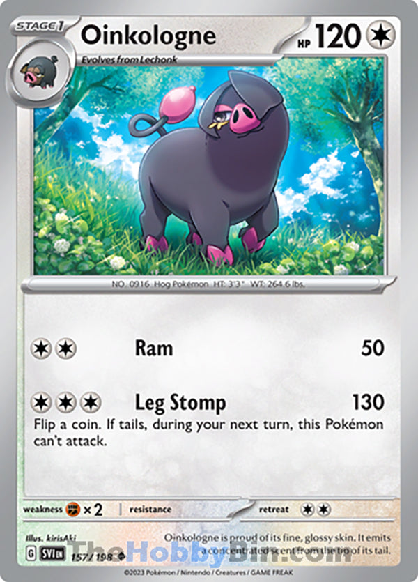 0157 Oinkologne Uncommon Scarlet & Violet Base Set