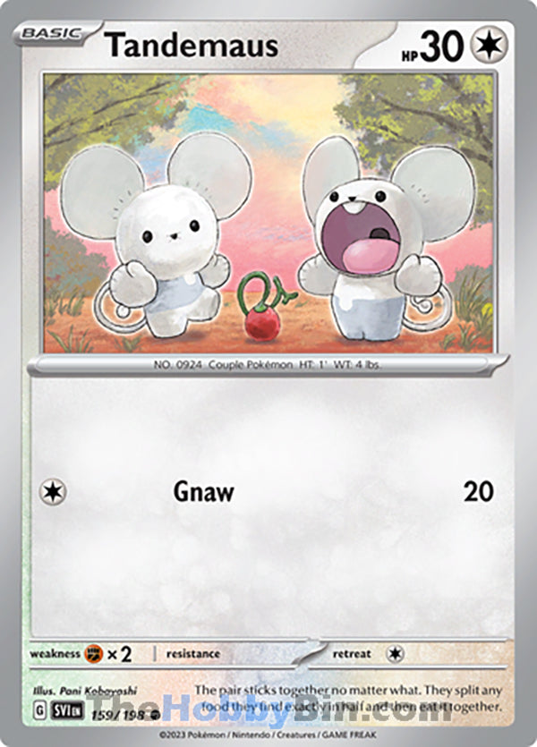 0159 Tandemaus Common Scarlet & Violet Base Set