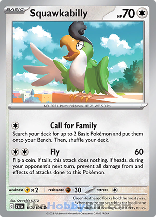 0162 Squawkabilly Common Scarlet & Violet Base Set