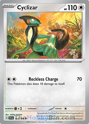 0163 Cyclizar Uncommon Scarlet & Violet Base Set