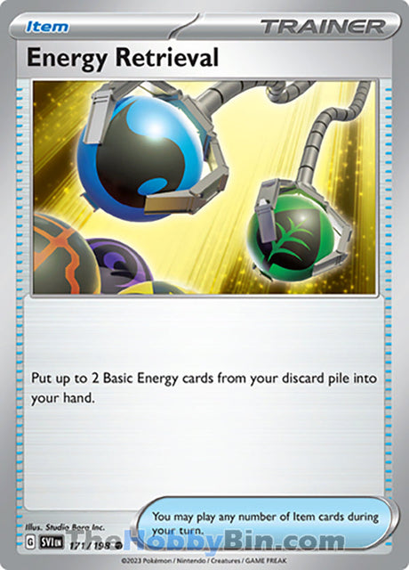 Energy Retrieval Scarlet & Violet Common #171/198