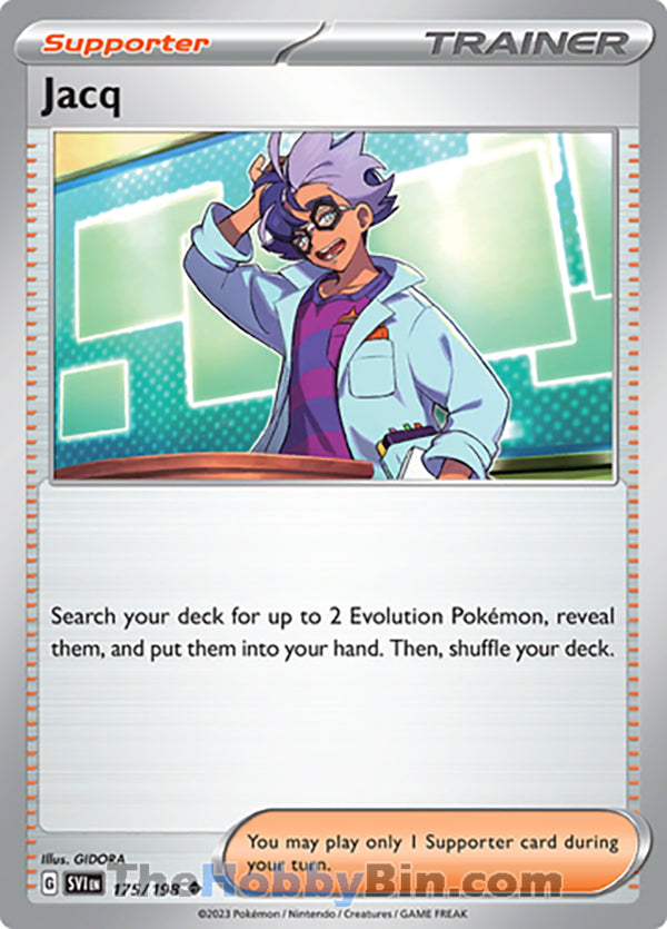 Jacq #175/198 Uncommon - Scarlet & Violet Base Set Pokemon card