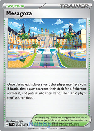 0178 Mesagoza Uncommon Scarlet & Violet Base Set
