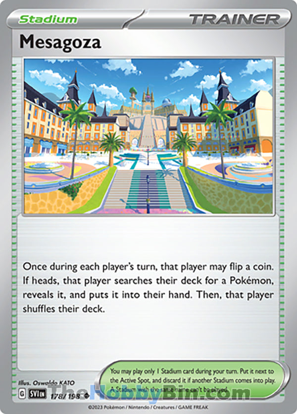 Mesagoza #178/198 Uncommon - Scarlet & Violet Base Set Pokemon card