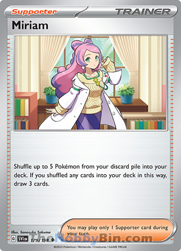 Miriam #179/198 Uncommon - Scarlet & Violet Base Set Pokemon card