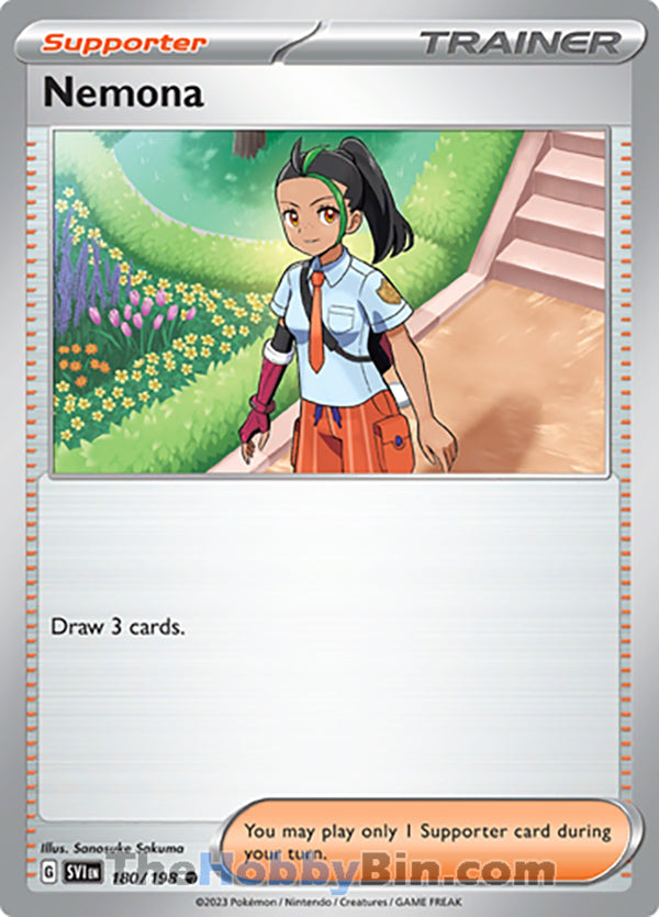 Nemona #180/198 Common - Scarlet & Violet Base Set Pokemon card
