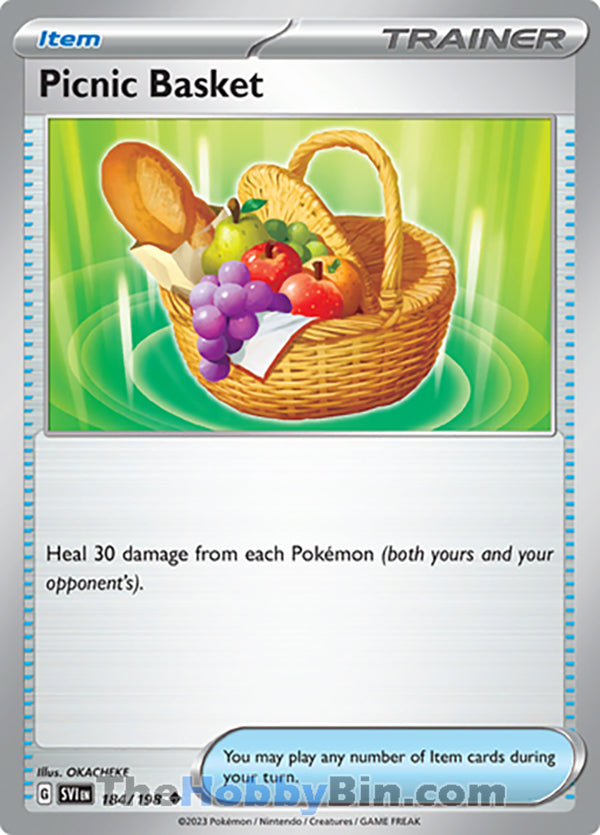 Picnic Basket #184/198 Uncommon - Scarlet & Violet Base Set Pokemon card