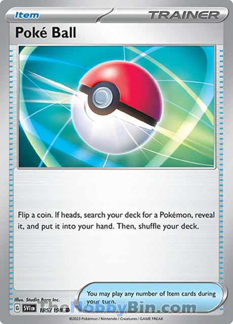 Poke Ball Scarlet & Violet Common #185/198