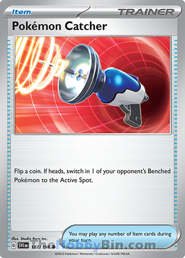 Pokemon Catcher #187/198 Common - Scarlet & Violet Base Set Pokemon card