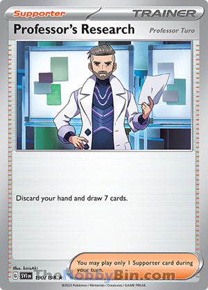 0190 Professor's Research Rare Scarlet & Violet Base Set