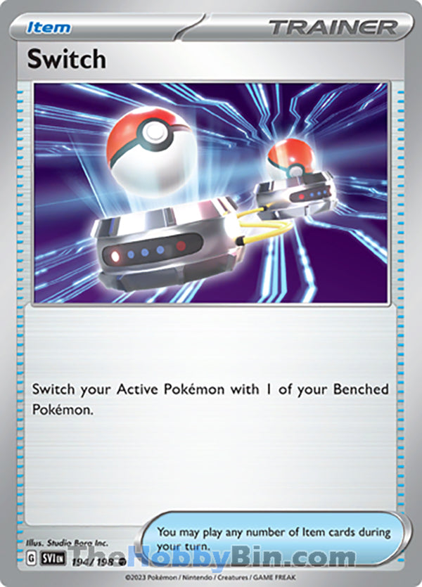 0194 Switch Common Scarlet & Violet Base Set