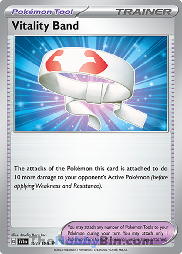 Vitality Band #197/198 Uncommon - Scarlet & Violet Base Set Pokemon card