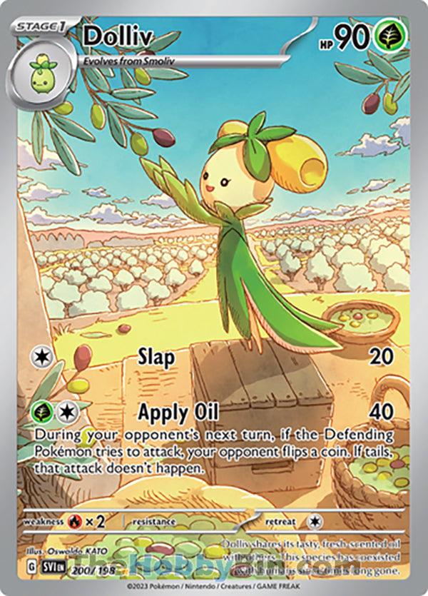 Dolliv #200/198 Illustration Rare - Scarlet & Violet Base Set Pokemon card