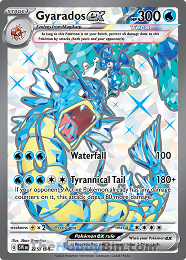 0225 Gyarados ex Ultra Rare Scarlet & Violet Base Set