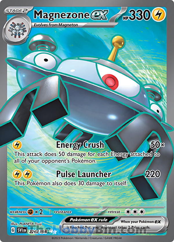 0226 Magnezone ex Ultra Rare Scarlet & Violet Base Set