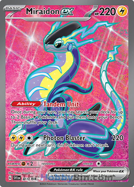 Miraidon ex Scarlet & Violet Ultra Rare #227/198