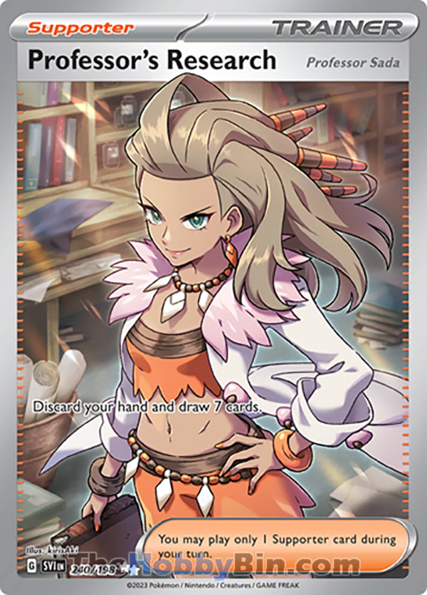 Professor's Research #240/198 Ultra Rare - Scarlet & Violet Base Set Pokemon card