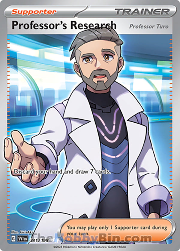 Professor's Research #241/198 Ultra Rare - Scarlet & Violet Base Set Pokemon card